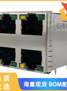 全新RJE4W48874A1原装(8P8C, RA, CAT5E, STACKED 2X