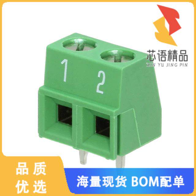 全新1-282836-3原装(TERM BLK 2POS SIDE ENTRY 5MM