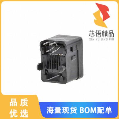 全新0428784218原装(CONN MOD JACK 4P4C VERT UNSHL