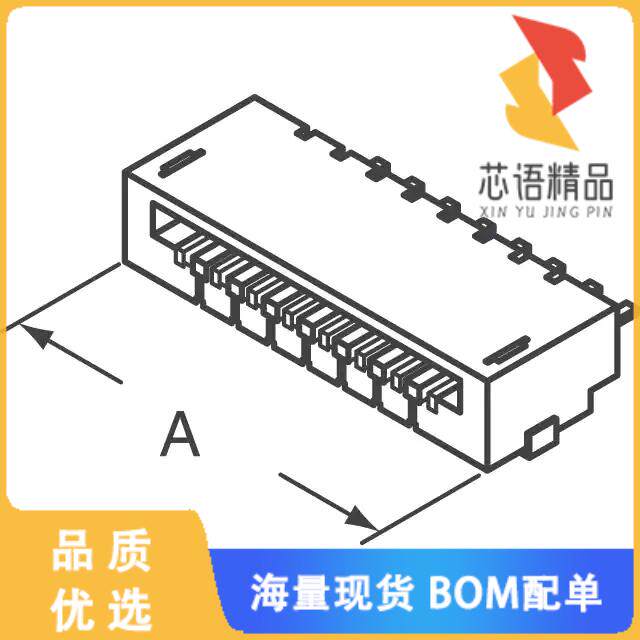 全新046232114103800原装(CONN FFC FPC TOP 14POS 1