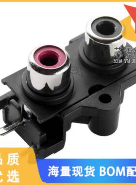 全新RCJ-2233原装(CONN RCA JACK DUAL R/A WHT/WHT)正品