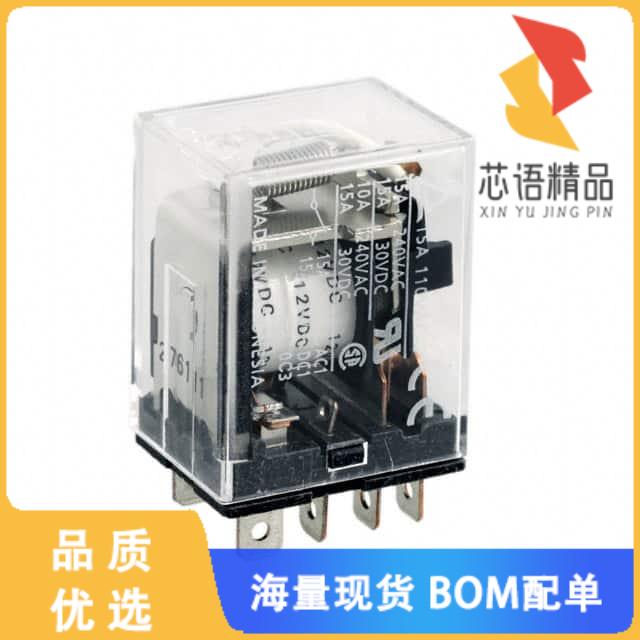 全新LY2-DC12原装(RELAY GEN PURPOSE DPDT 10A 12V)正品