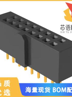 全新SFH11-PBPC-D08-ST-BK原装(CONN HDR 16POS 0.1