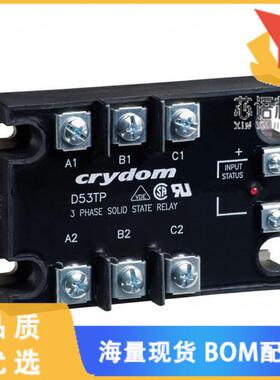 全新D53TP50D原装(SSR RELAY 3PST-NO 50A 48-530V)正品