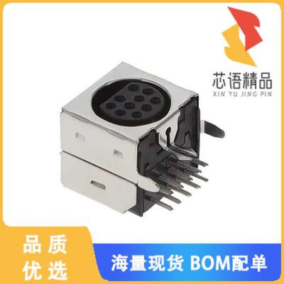 全新KMDGX-10S-BS原装(CONN RCPT FMALE MINI DIN 10