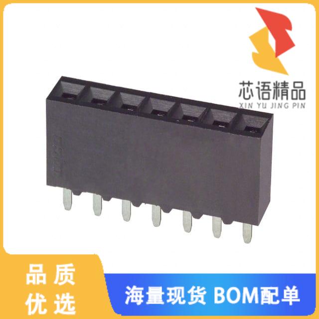 全新5-534237-5原装(CONN RCPT 7POS 0.1 GOLD PCB)正品