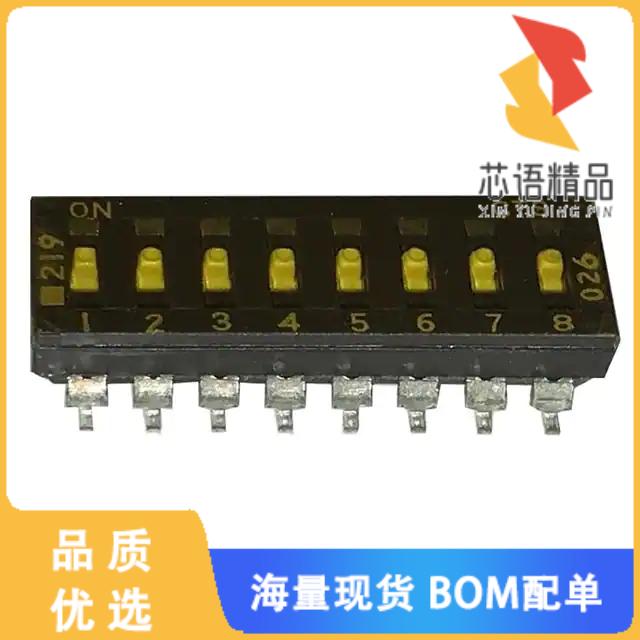 全新219-8LPST原装(SWITCH SLIDE DIP SPST 100MA 20