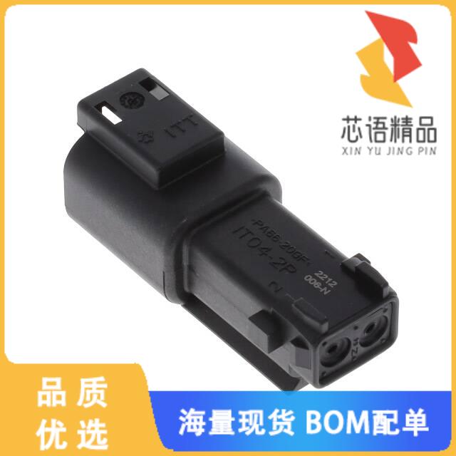 全新IT04-2P-006-N原装(2-WAY RECEP NON- KEY BLACK