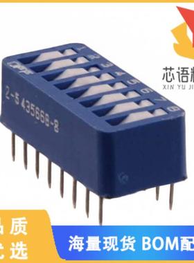 全新2-435668-8原装(SWITCH ROCKER DIP SPST 60MA 5