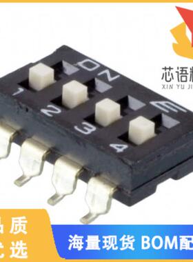 全新KAE04LGGT原装(SWITCH SLIDE DIP SPST 25MA 24V)正品
