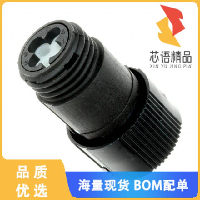 全新1445390-3原装(CONN PLUG HSG FMALE 4POS INLIN