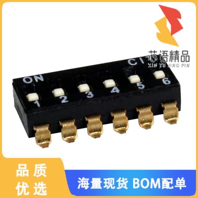 全新KJ06RTT原装(DIP SWITCH DPST 6 POSITION SURFA)正品