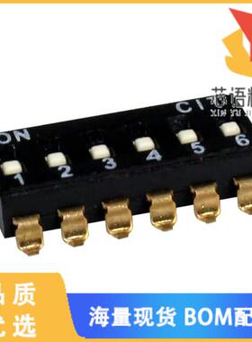 全新KJ06RTT原装(DIP SWITCH DPST 6 POSITION SURFA)正品