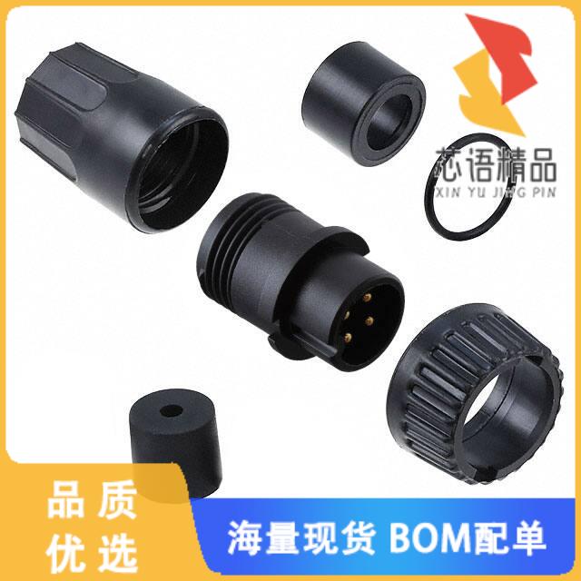 全新3382-4PG-315原装(CONN PLUG MALE 4P GOLD SLDR