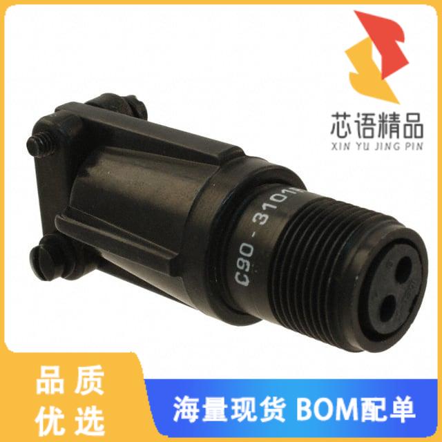 全新C90-3101F10SL-4S原装(CONN RCPT FMALE 2P SOLD
