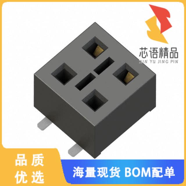 全新HLE-102-02-L-DV-BE原装(CONN RCPT 4POS 0.1 GO