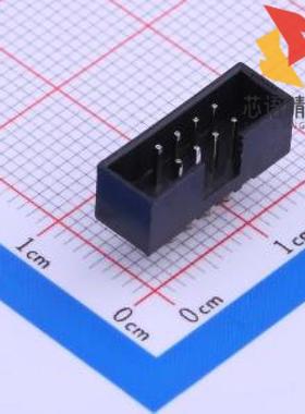 全新A2005WR-N-2X4P原装(卧式插座 镀金 双排8P 针座)正品