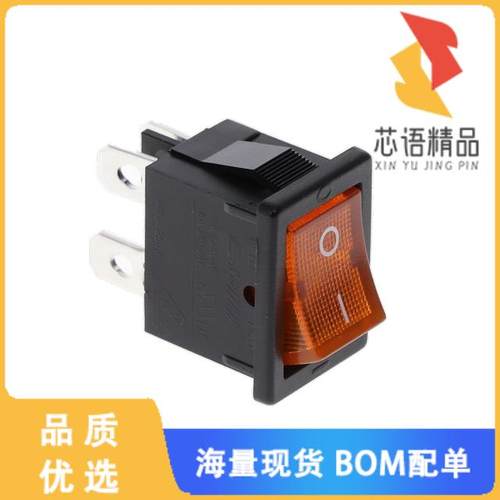 全新R1973BBLKYELFF2原装(SWITCH ROCKER DPST 9A 12