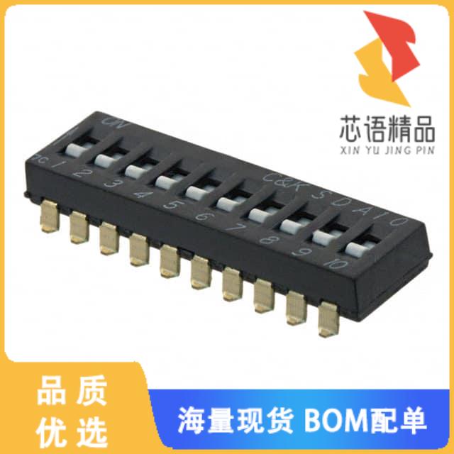 全新SDA10H0SBD原装(SWITCH SLIDE DIP SPST 25MA 24