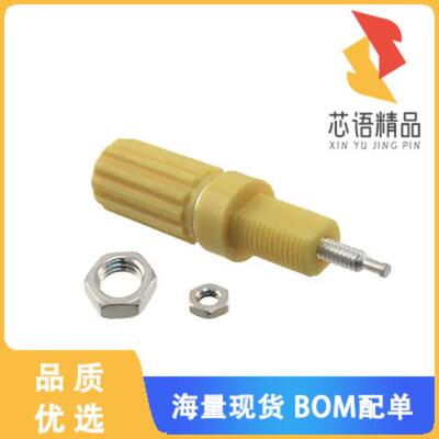 全新111-0107-001原装(CONN BIND POST KNURLED YELL