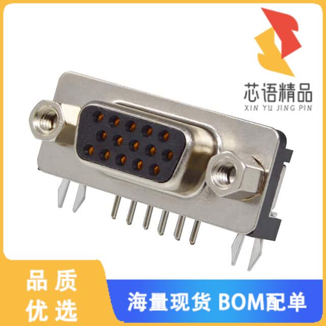 全新K61X-E15S-NJ原装(CONN D-SUB HD RCPT 15P R/A