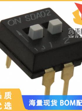 全新SDA02H1BD原装(SWITCH SLIDE DIP SPST 25MA 24V)正品