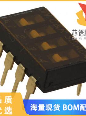 全新SDA04H0B原装(SWITCH SLIDE DIP SPST 25MA 24V)正品