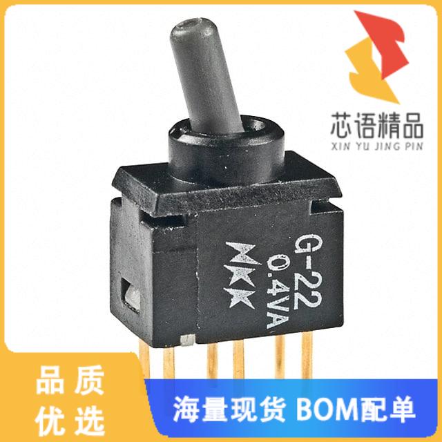 全新G22AP原装(SWITCH TOGGLE DPDT 0.4VA 28V)正品