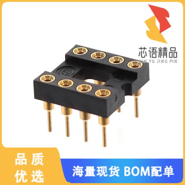 全新XR2A-0811-N原装(CONN IC DIP SOCKET 8POS GOLD)正品