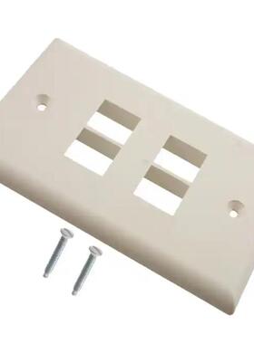 全新NK4FNIW原装(FACEPLATE SNGL GANG 4PORT WHITE)正品