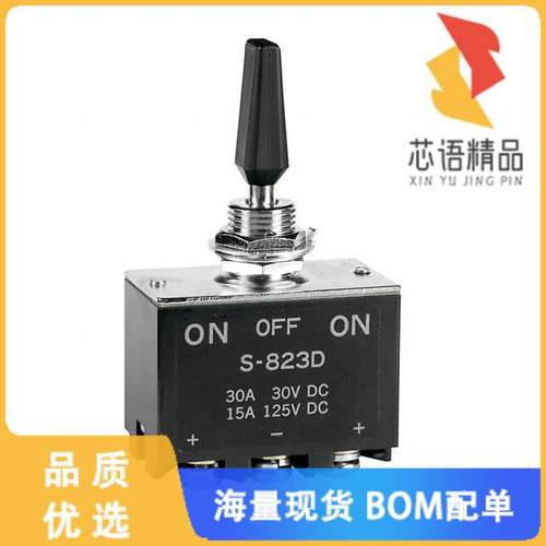 全新S823D原装(SWITCH TOGGLE DPDT 30A 30V)正品