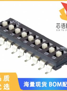 全新KAE09LGGT原装(SWITCH SLIDE DIP SPST 25MA 24V)正品