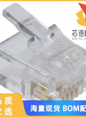 全新A-MO 6/6-SF原装(CONN MOD PLUG 6P6C UNSHIELDE