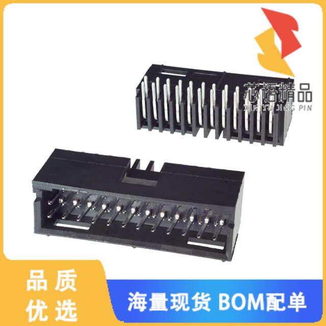 全新5-87579-9原装(CONN HEADER R/A 24POS 2.54MM)正品