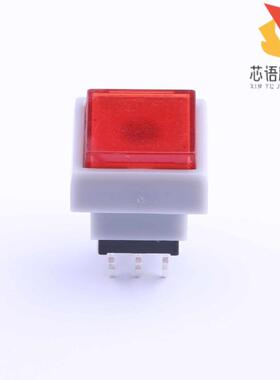 全新K6-6133D-L1-02原装(自锁带灯 红色12.5mm*12.5m