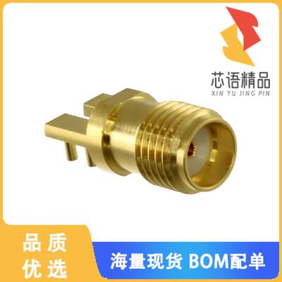 全新901-10512-2原装(CONN SMA JACK R/A 50OHM EDGE