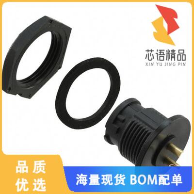 全新7282-2PG-300原装(CONN RCPT MALE 2P GOLD SLDR