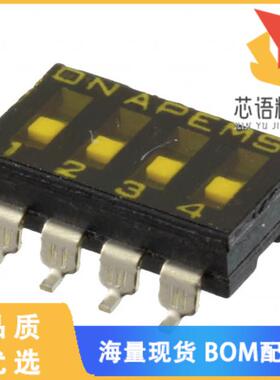 全新DMR04TTR原装(SWITCH SLIDE DIP SPST 25MA 24V)正品