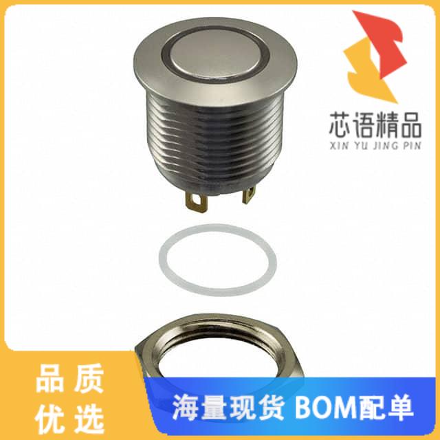 全新AV1610R124R04原装(SWITCH PUSHBUTTON SPDT 2A)正品