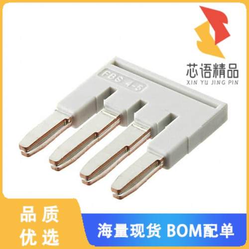 全新3038985原装(JUMPER TERM BLK 4POS FLAT PIN)正品