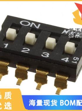 全新JS0204AP4-S原装(SWITCH SLIDE DIP SPST 25MA 2