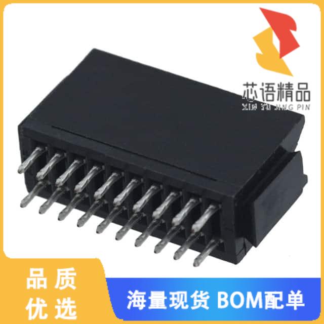 全新5-650297-1原装(CONN EDGE DUAL FMALE 20POS 0.