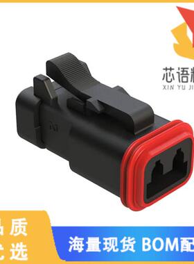 全新AT06-2S-MM01BLK原装(2-WAY PLUG, BLACK FEMALE