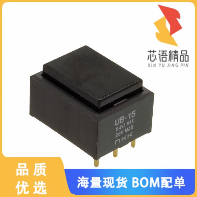 全新UB15RKG03N-A原装(SWITCH PUSH SPDT 0.4VA 28V)正品