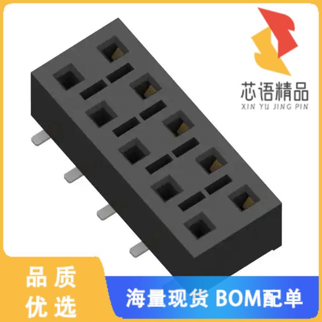 全新HLE-105-02-L-DV-BE原装(CONN RCPT 10POS 0.1 G