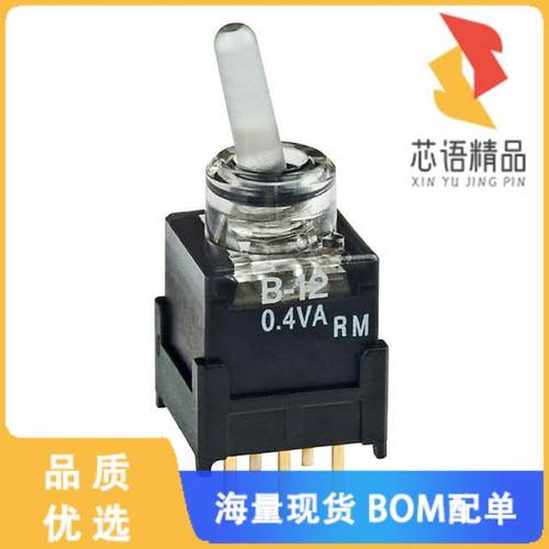全新B12JJPCF原装(SWITCH TOGGLE SPDT 0.4VA 28V)正品