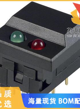 全新5511MBLKREDGRN原装(SWITCH PUSH SPDT 0.03A 12