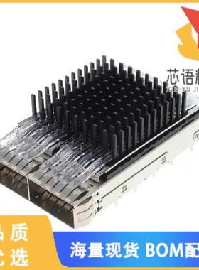 全新4-2170808-6原装(CONN QSFP28 CAGE 1X2 W/HSINK