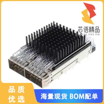 全新4-2170808-6原装(CONN QSFP28 CAGE 1X2 W/HSINK