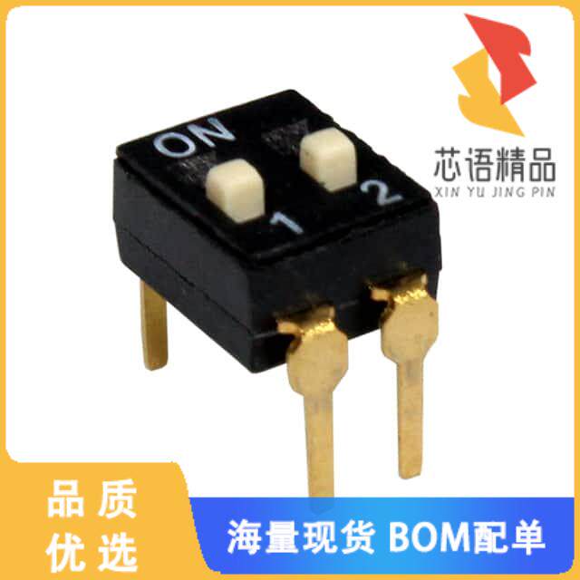 全新KT02EH原装(DIP SWITCH DPST 2 POSITION THROU)正品
